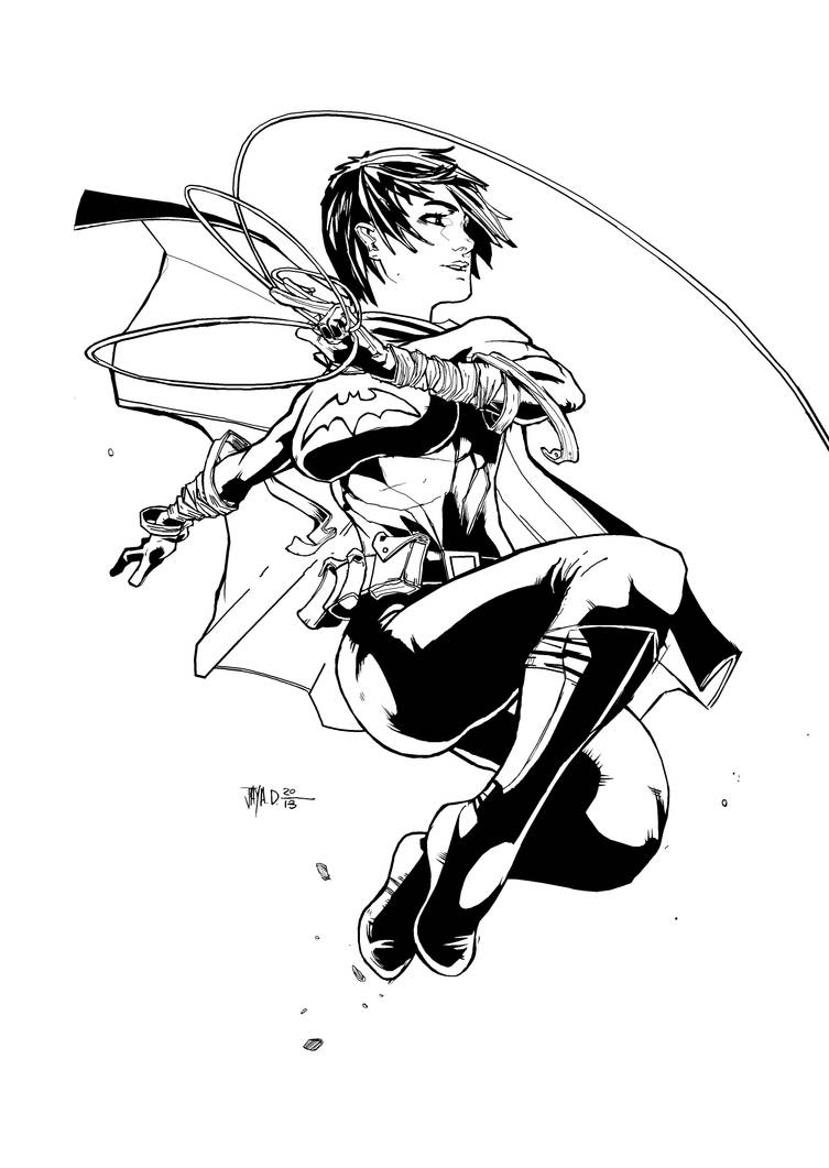 Cassandra Cain Black Bat By Harpokrates-d6z2d-Inks by eastphoto99 on ...