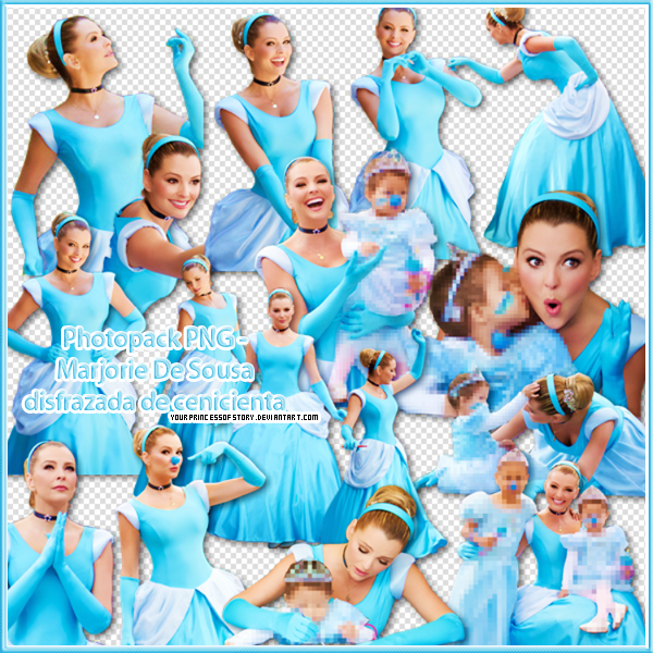 Photopack PNG - Marjorie De Sousa - Cenicienta by Yourprincessofstory
