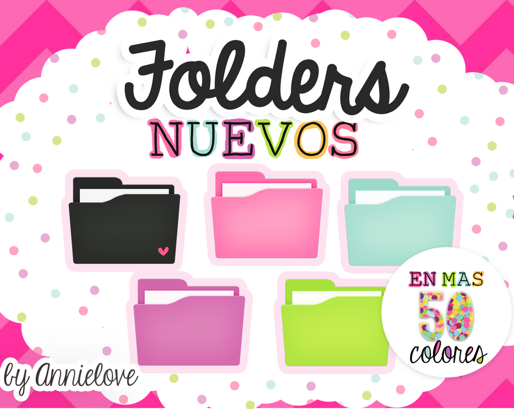 Folders Nuevos 340 watchers  By Annielove