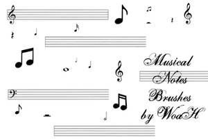 Musical Notes Brushes