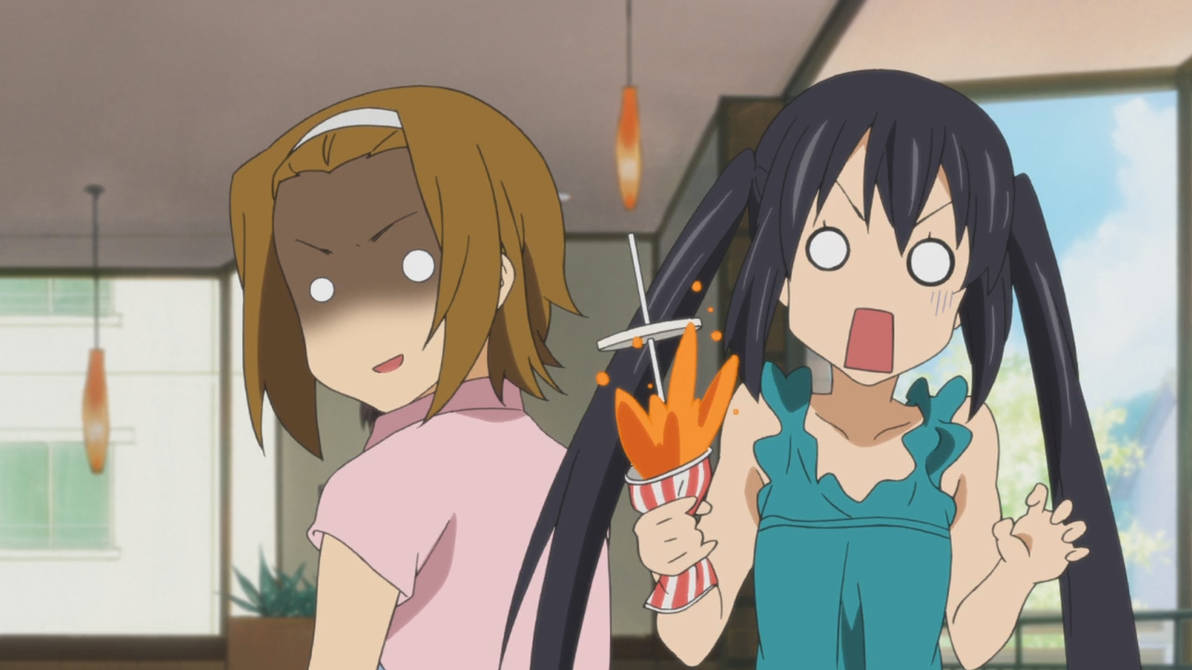 Get Wallpaper K On Ritsu Overhears Azusa Gif Animation By Kyoflameashhylden For iPhone