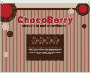 ChocoBerry | simple custom graphic