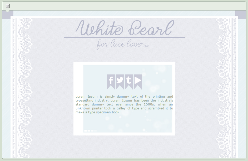 White Pearl | simple custom graphic