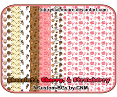 Chocolate, Cherry, and Strawberry BGs by CNM