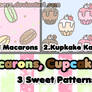 Macarons, Cupcakes, and Donuts Patterns by CNM