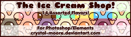 The Ice Cream Shop Patterns by CNM