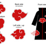 Akatsuki clouds vectors