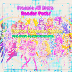 Precure All Stars Render Pack