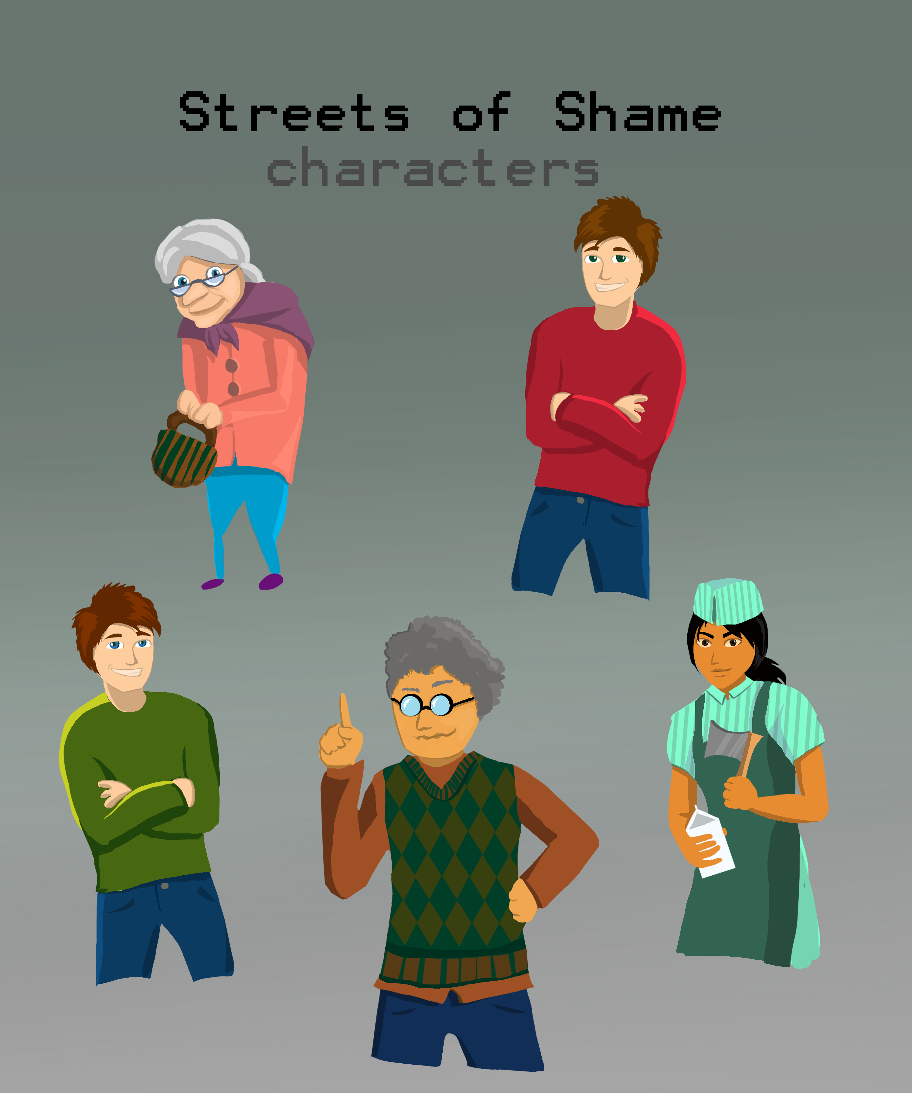 Streets of Shame: Characters