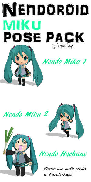 POSE PACK: Nendo Miku