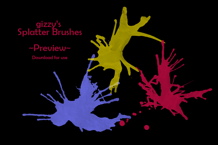 Splatter Brushes