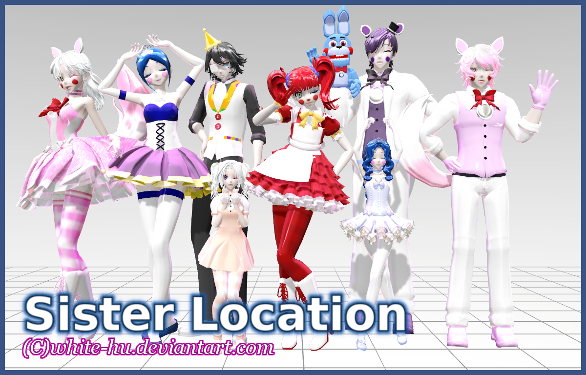 FNAF Sister Location Models: DL down for now