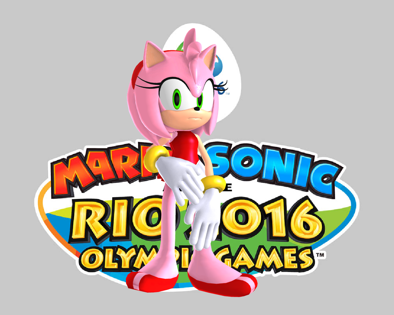 30957 - safe, official art, amy rose (sonic), hedgehog, mammal, anthro,  mario (series), nintendo, sega, sonic the hedgehog (series), 3d, crossover,  female, game, high res, mario & sonic at the olympic games