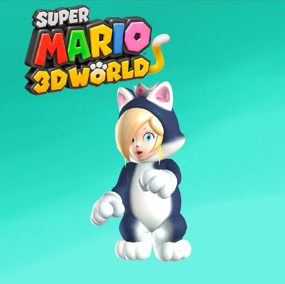 super mario 3d world rosalina cat