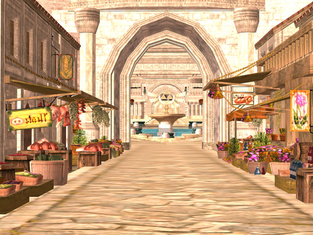 Hyrule Castle (Town) Twilight Princess by Hakirya on DeviantArt