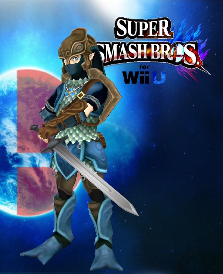 Link (Zora Tunic) - Super Smash Bros. for Wii U by Hakirya on DeviantArt