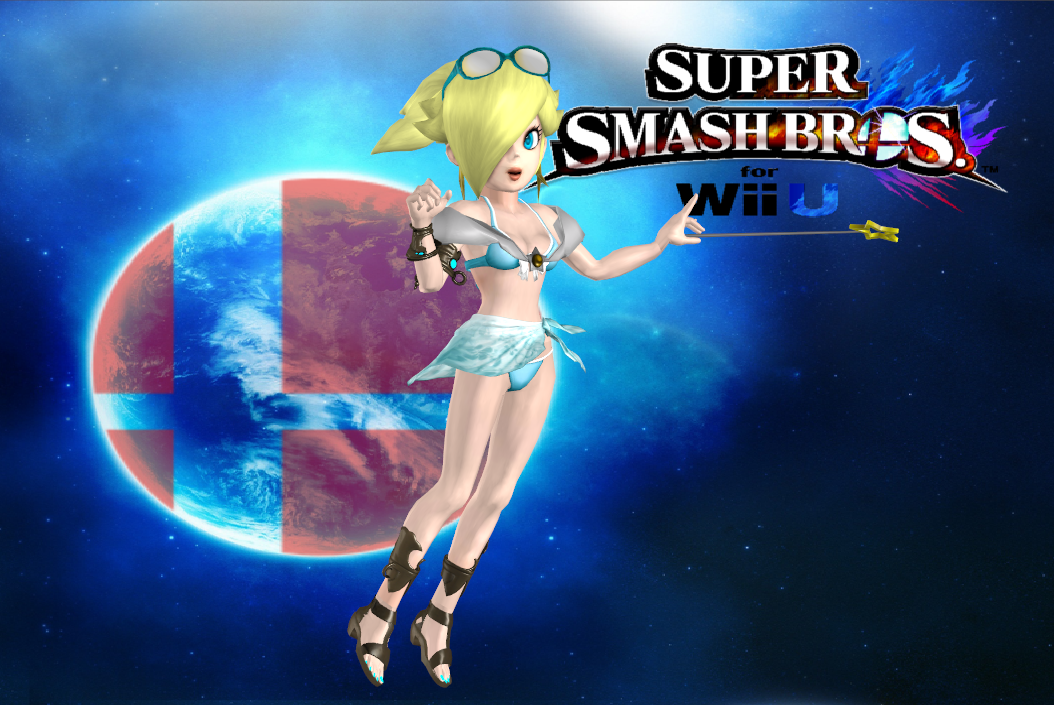 Summer Rosalina - Super Smash Bros. for Wii U.
