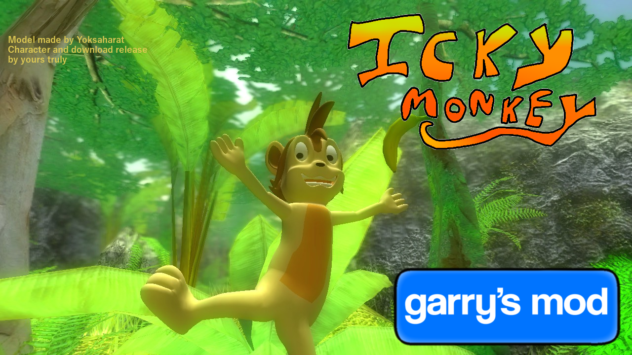 Icky Monkey Garry's mod model [DL] by Aso-Designer on DeviantArt