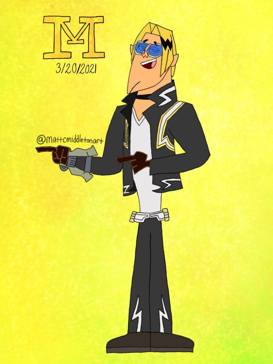 Geoff as Denki Kaminari by usgshehejdd on DeviantArt
