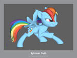 3D PDF Rainbow Dash