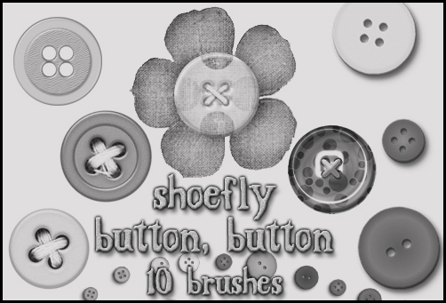 Buttons brush set