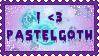 Pastelgoth stamp