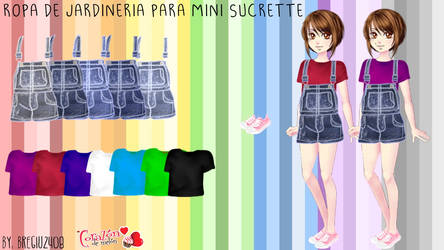 Ropa jardineria para mini sucrette