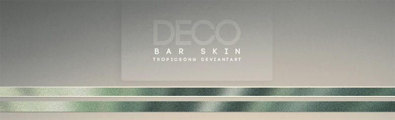 Deco Bar Skin [ rainmeter ]