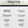 New Fonts [ #4 PACK ]