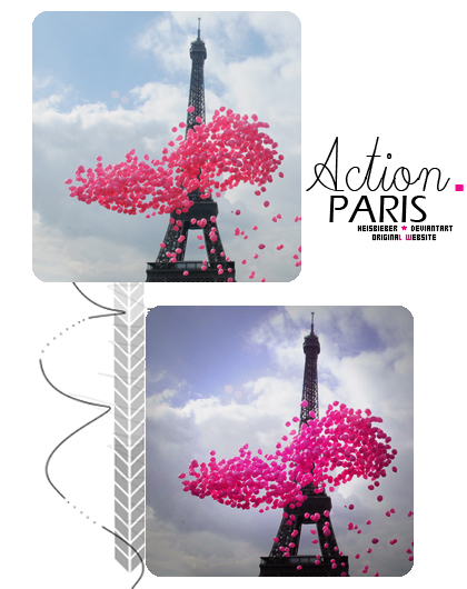 Action Paris by Heisbieber
