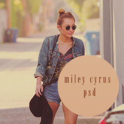 miley cyrus psd