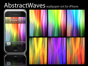 Abstract Waves iPhone Pack