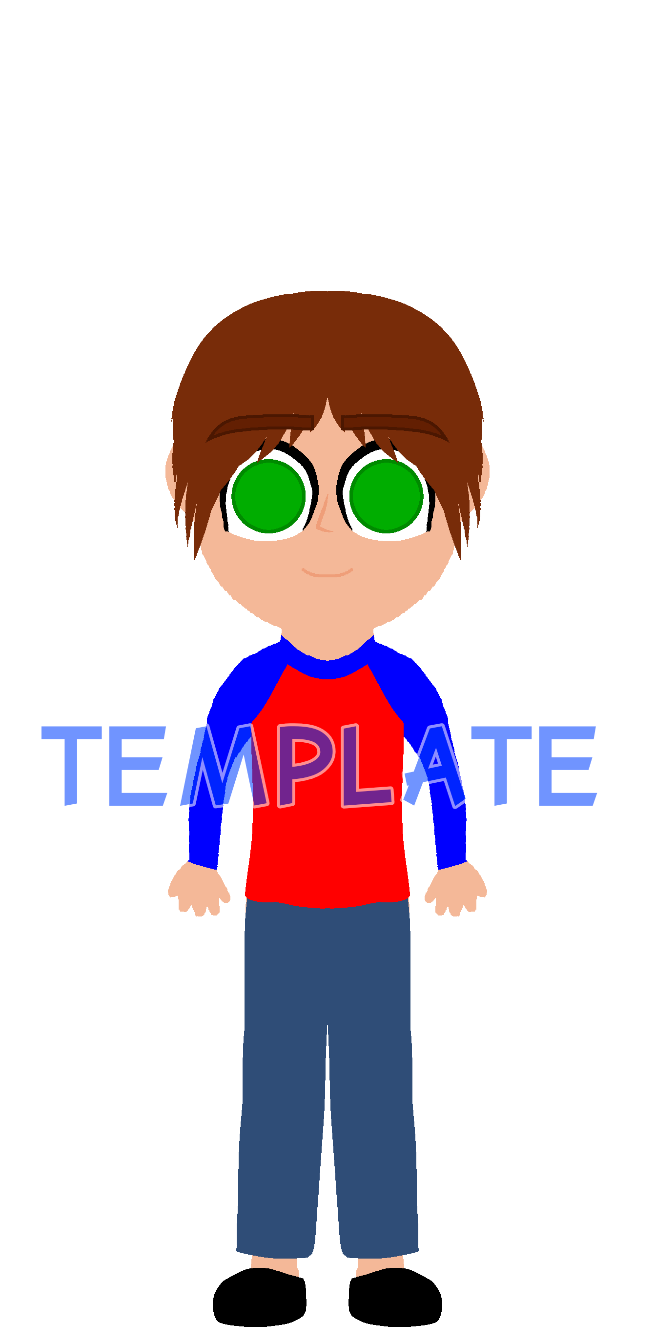 Male character template by DaisySevilleDreams12 on DeviantArt