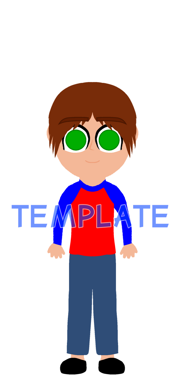 Male character template by Rainbowstarcolour262 on DeviantArt