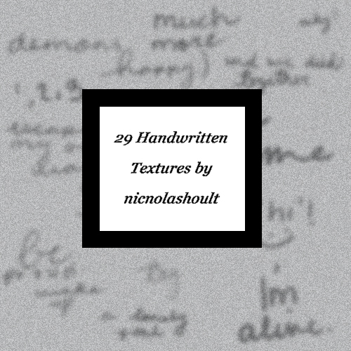 Texture Hand Written 29 Handwritten Textures- nicnolashoult by nicholashoult on DeviantArt