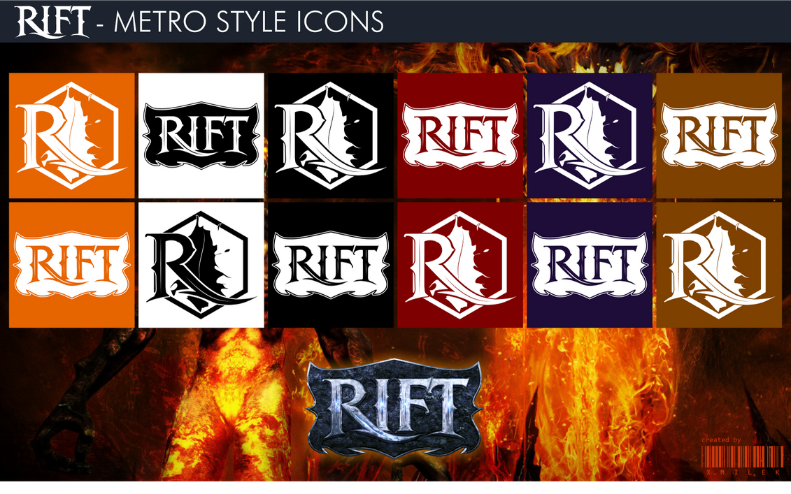 RIFT - Metro Style Icons by xmilek on DeviantArt