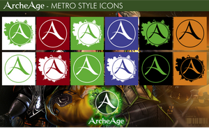 ArcheAge - Metro Style Icons