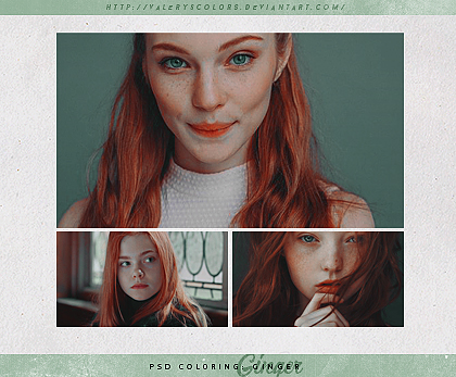 Download PSD COLORING #25|Ginger by valeryscolors on DeviantArt