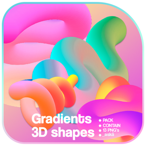 3D GRADIENT SHAPES, de AskaRaiikonen