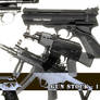 Guns - brushes stock n1