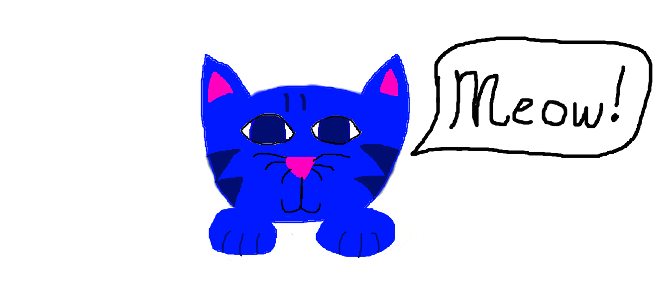 The Blue Kitty by kittyninja1212 on DeviantArt