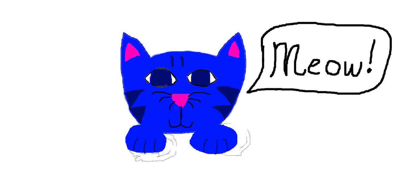 The Blue Kitty by kittyninja1212 on DeviantArt