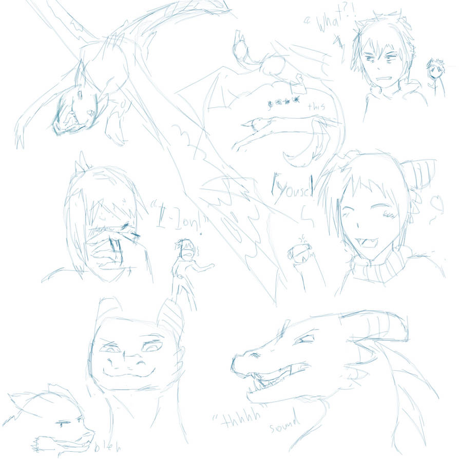 Bored Sketch dump by ShiekahTetra on DeviantArt