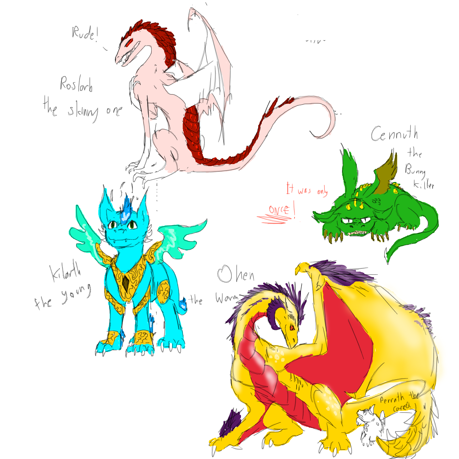 Dragon doodles by ShiekahTetra on DeviantArt