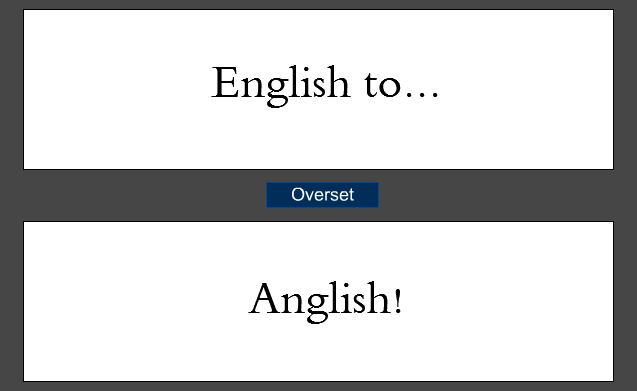 Anglish Converter Version 2.1! (WIP)