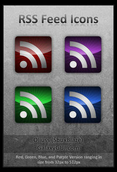 RSS Feed Icons