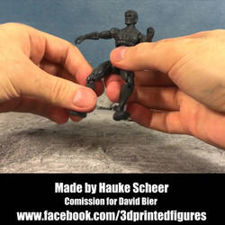 3D printed action figure comission articulation