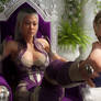 Kitana Foot Worship Sindel's Feet MK1