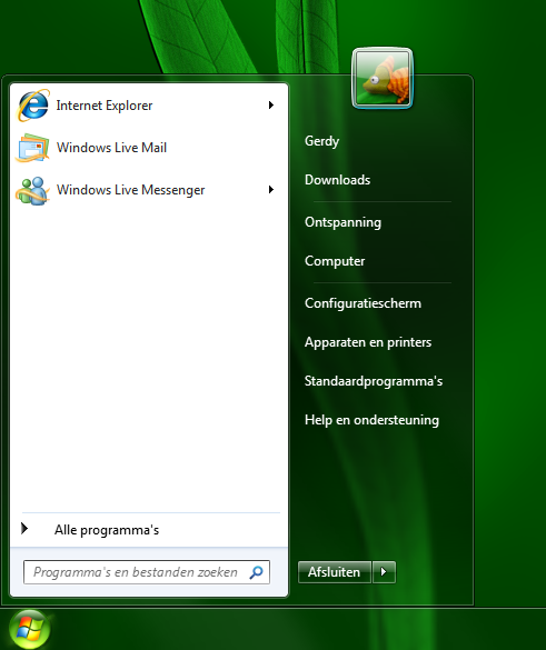 Win7 x64 x86 mce startbutton