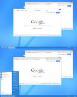 White window borders  for Windows 8.1